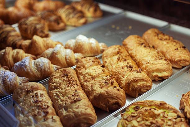 istock Wide selection of appetite buns in bakery 486010752
