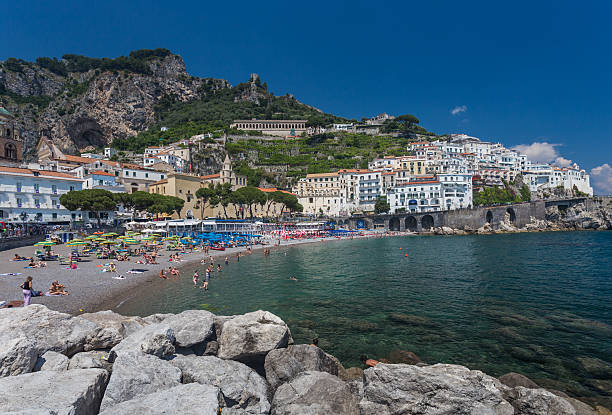 istock view of beautiful Amalfi 486010958