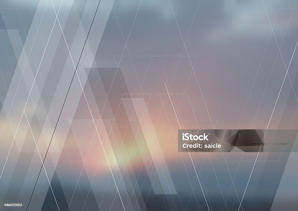 Geometric Abstract Tech Background Geometric Sky Abstract Tech Background Stock Illustration - Download ...