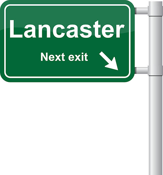 Lancaster next exit green signal vector Lancaster next exit green signal vector lancaster texas stock illustrations