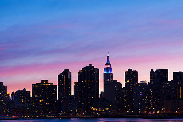 istock Empire State Building and Matching Sky Colors 486018115