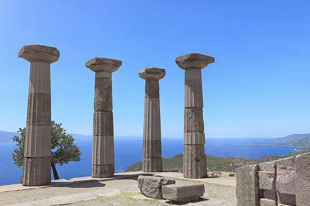 istock Temple of Athenain Assos, Turkey 486018257