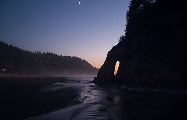 istock Neskowin Oregon coast at night 486018342