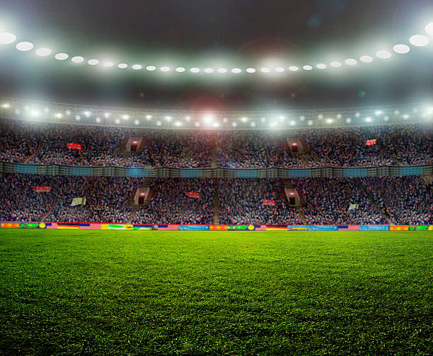 istock Stadium for sports and concerts empty on a sunny day 486019225