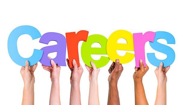 istock Multi Ethnic People Holding The Word Career 486020385