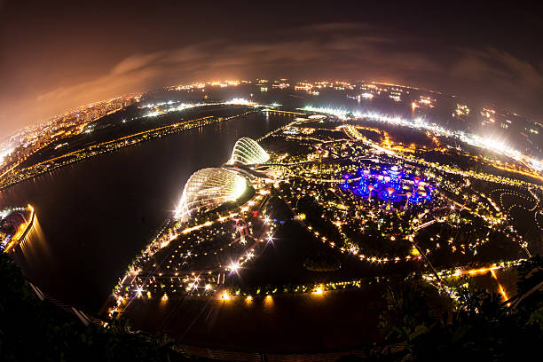 istock aerial view of Singapore 486021467