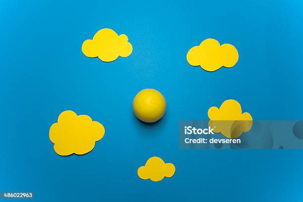 Cartoon Clouds Stock Photo - Download Image Now - Accessibility, Big Data, Blue