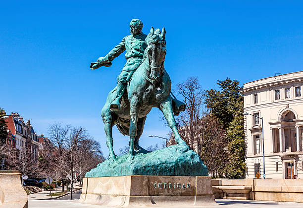 General Phil Sheridan Statue Embassy Row Washington DC
