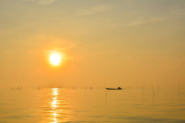 istock Sunrise at Lake thailand. 486029360