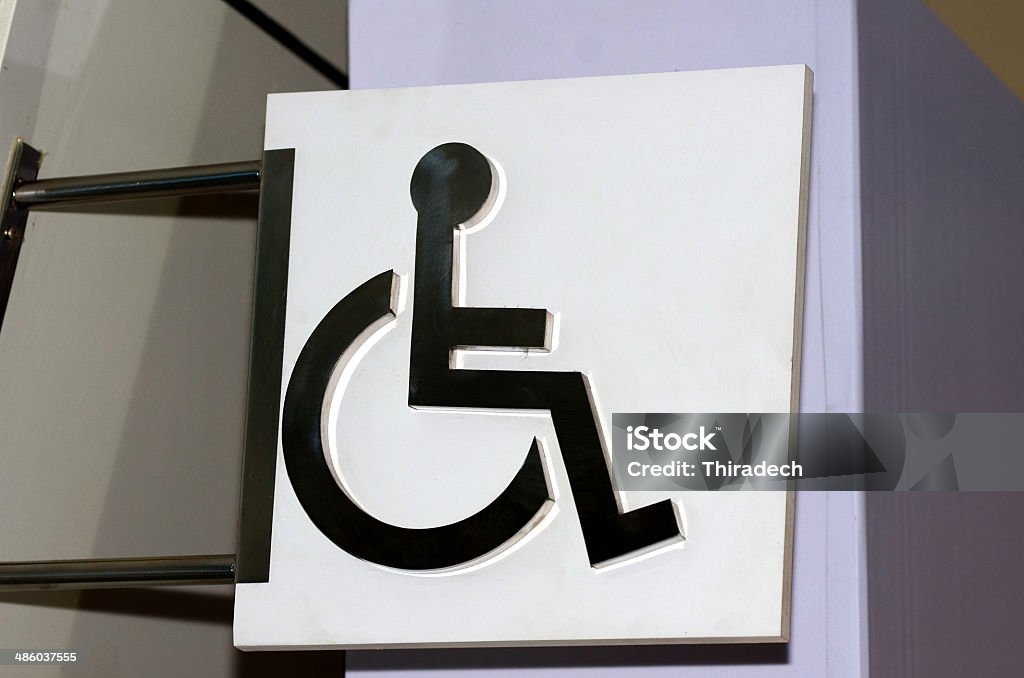 Wheelchair Sign Accessibility Stock Photo
