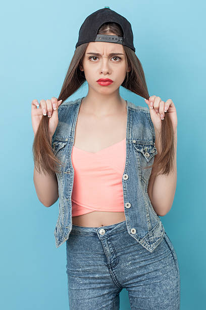istock Attractive young hipster girl is expressing offence 486038604