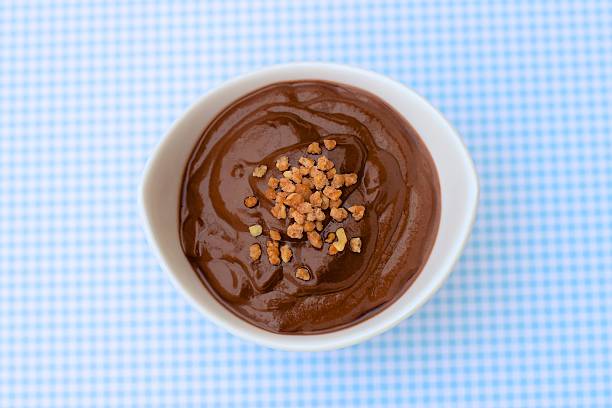 Top view of Chocolate Mousse Dessert