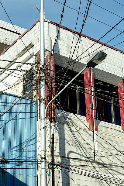 istock Tangle of Electrical Wires Manado, indonesia 486050066