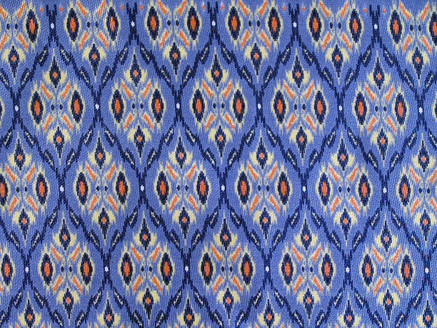 istock texture and pattern of Asian-style fabric 486050592