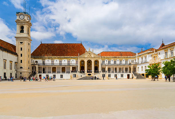 Coimbra university stock photo