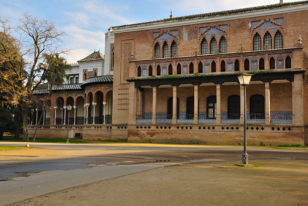 istock Back of Mudejar Pavilion 486052225