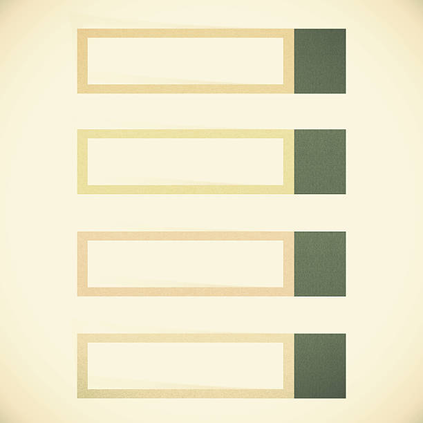 istock Header tag recycled paper on vintage tone background 486053369