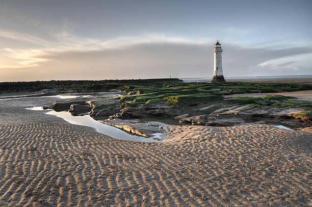 istock The Light house of New Brighton at sunset 486053903
