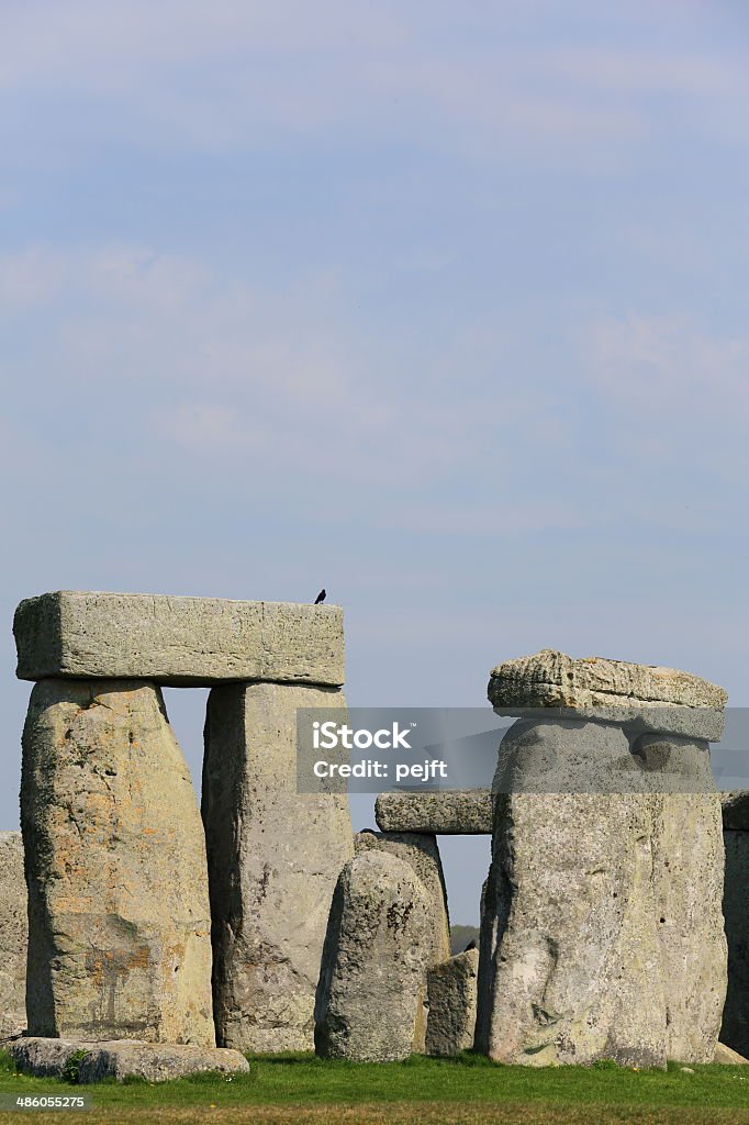 Stonehenge ancient stone temple, UK The ancient stone temple of Stonehenge is recognised throughout the world. Stonehenge is an iconic landmark and a UNESCO World Heritage Site. Ancient Stock Photo