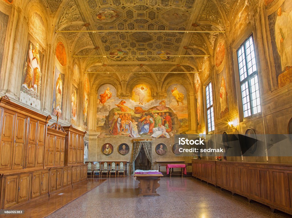 Bologna – Sacristy der Barockkirche San Michele in Bosco - Lizenzfrei Architektur Stock-Foto