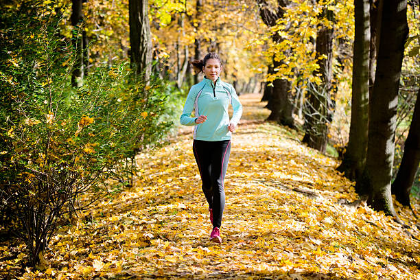 istock Woman jogging in nature 486056088