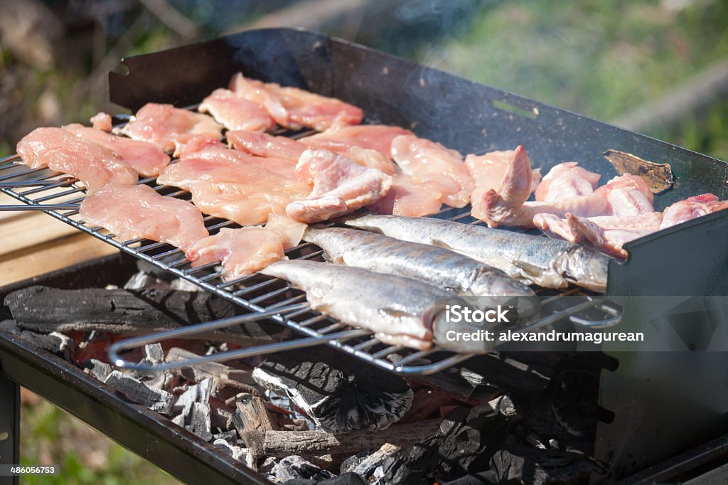 Barbecue - Foto stock royalty-free di Alla griglia