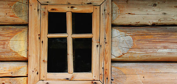 istock old wooden houses window (background) 486066646