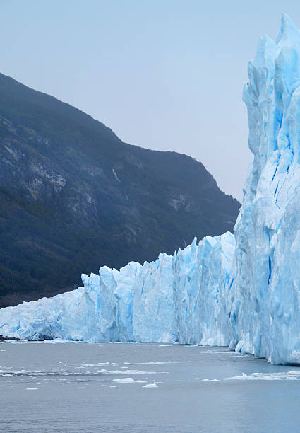 istock Patagonian landscape with lake, glacier and mountains. 486066823