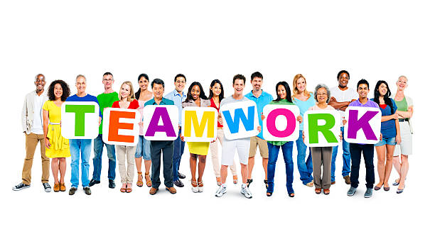 istock Multi-Ethnic Group Of People Holding 8 Letters Of Placards Formi 486070063