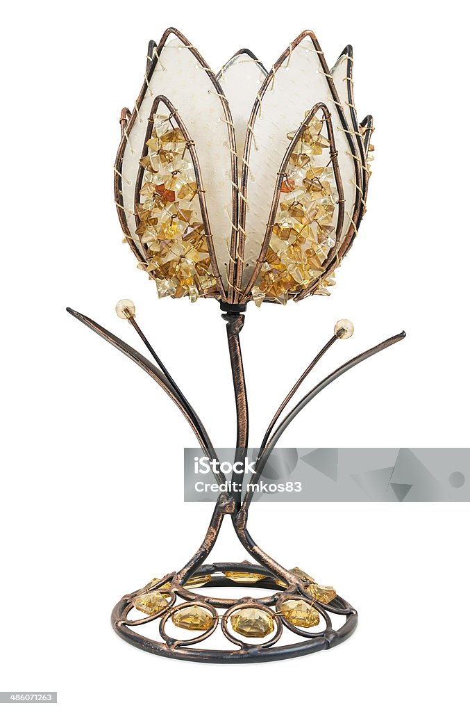 Blume geformte candlestick - Lizenzfrei Alt Stock-Foto