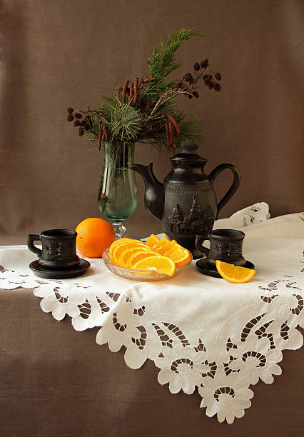 Still life with coffee service