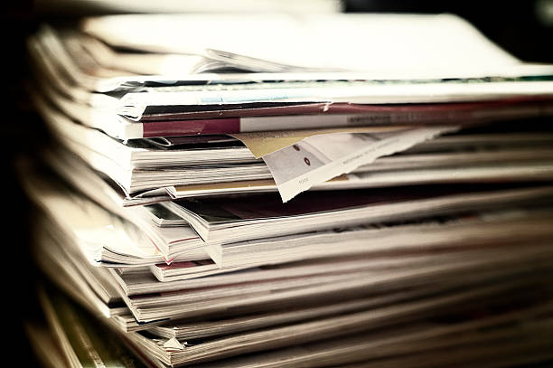 istock Pile of magazines 486072373