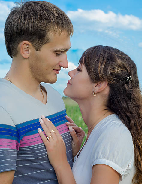 istock Loving young couple showing their tenderness 486073383