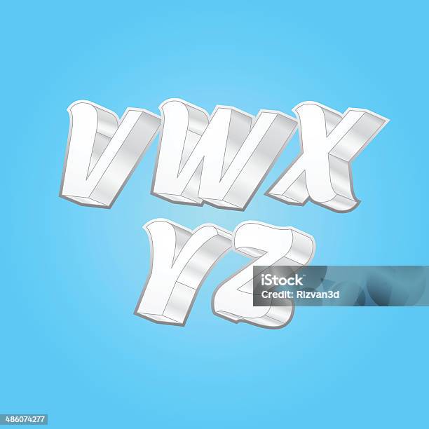 Text Stock 3d Vector Alphabets Font Stock Illustration - Download Image Now ...