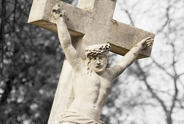 istock Holy cross with crucified Jesus Christ 486074280