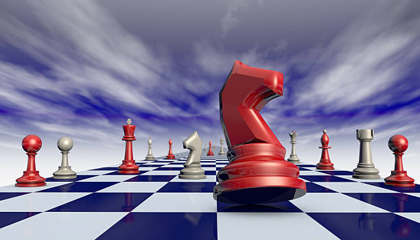 istock Complacency and arrogance - the path to success (chess metaphor)... 486074874