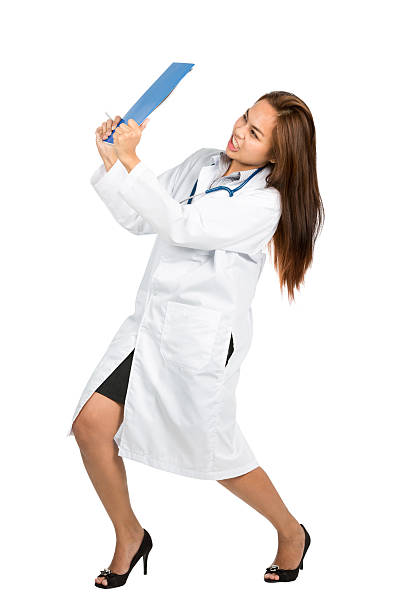 istock Asian Female Physician Protecting Position Full V 486078866