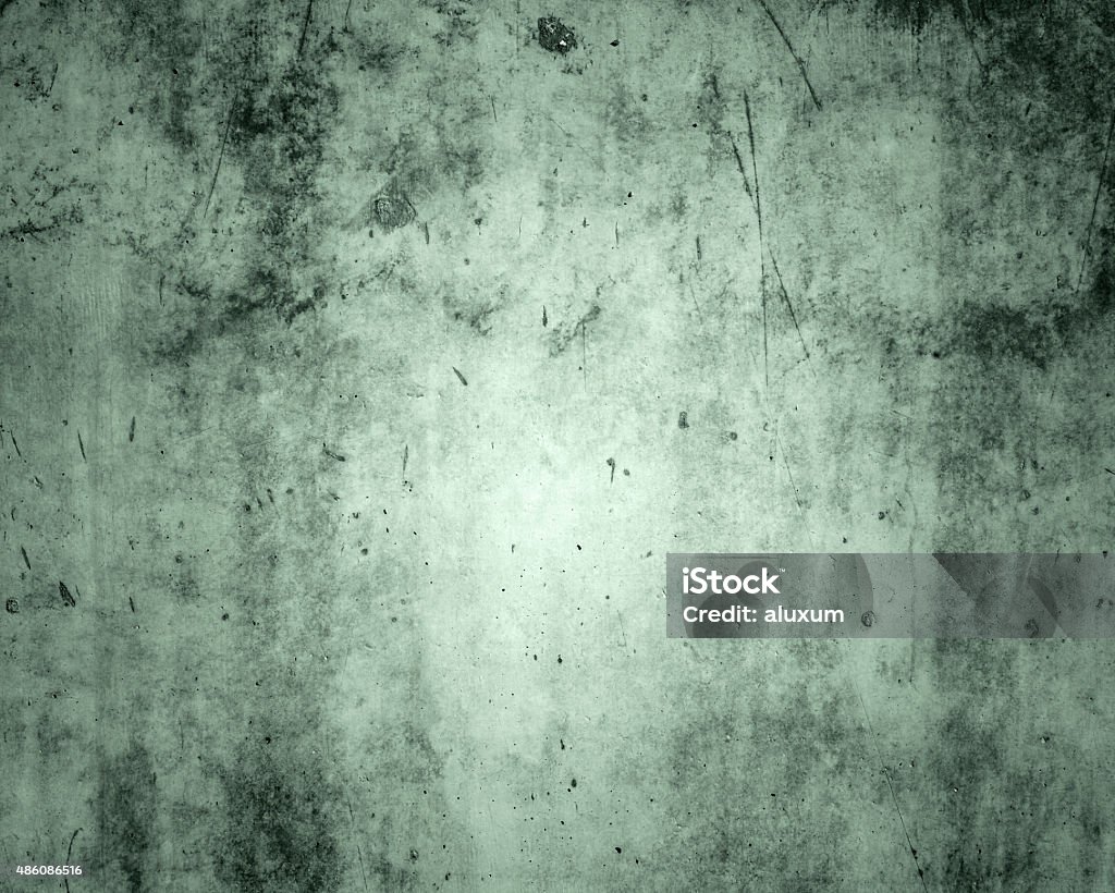 Green grunge background Green weathered cement background 2015 Stock Photo