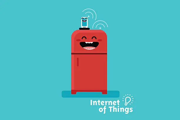 Vector illustration of internet of things