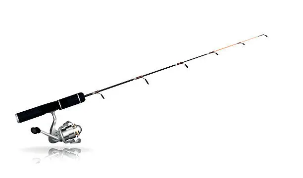 Vector illustration of Fishing rod