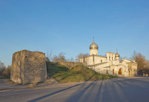 Old church in Pskov, Russia