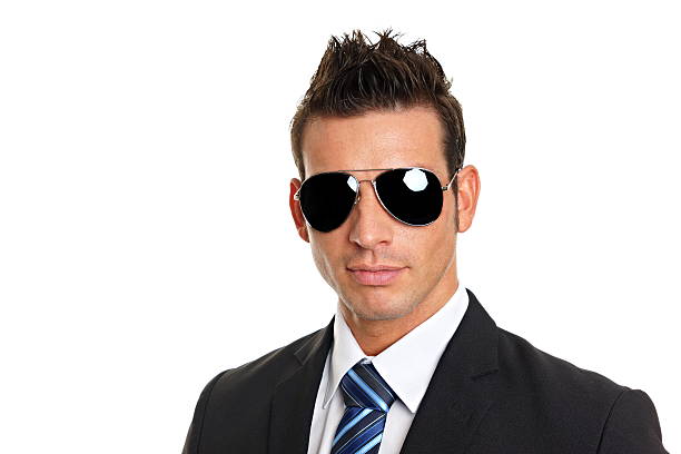 istock Handsome businessman in sunglasses 486094323