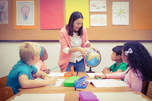 istock Students listening to the teacher 486095058