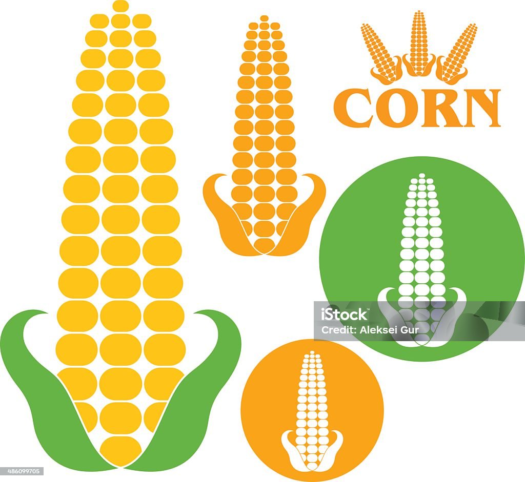 Corn (EPS) + ZIP - alternate file (CDR)  Abstract stock vector