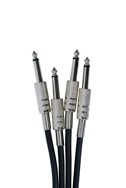 cable guitar stock photo