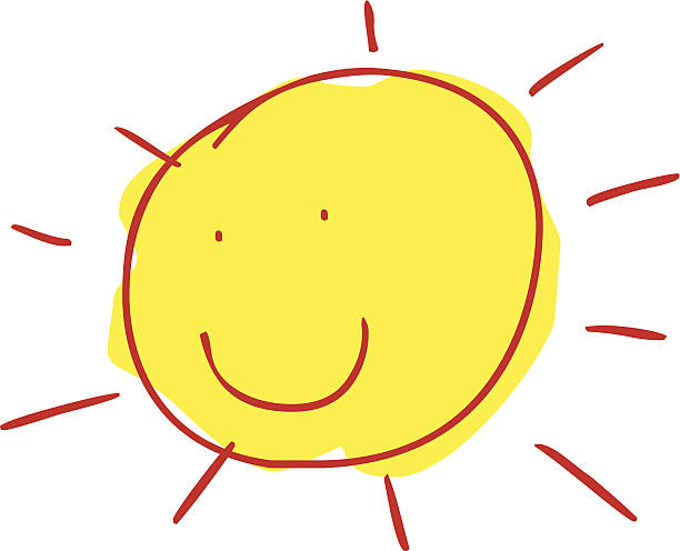 Sun (Handdrawn) Illustration vector art illustration