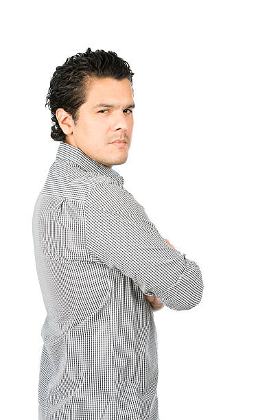 istock Angry Disappointed Latino Man Back Turned Half V 486109122