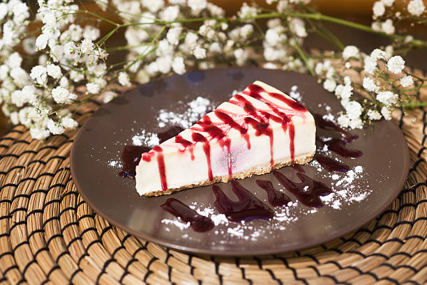 istock Cheese cake, cheesecake on the plate. Tasty, delicious 486114820