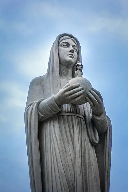 istock Statue of Virgin Mary 486117466