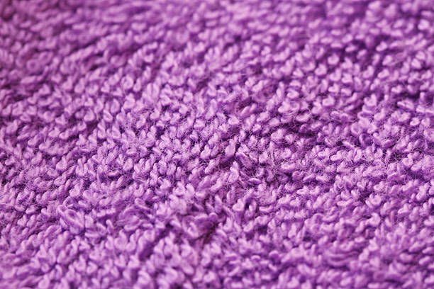 Violet (tissu textile texture de macro vue - Photo